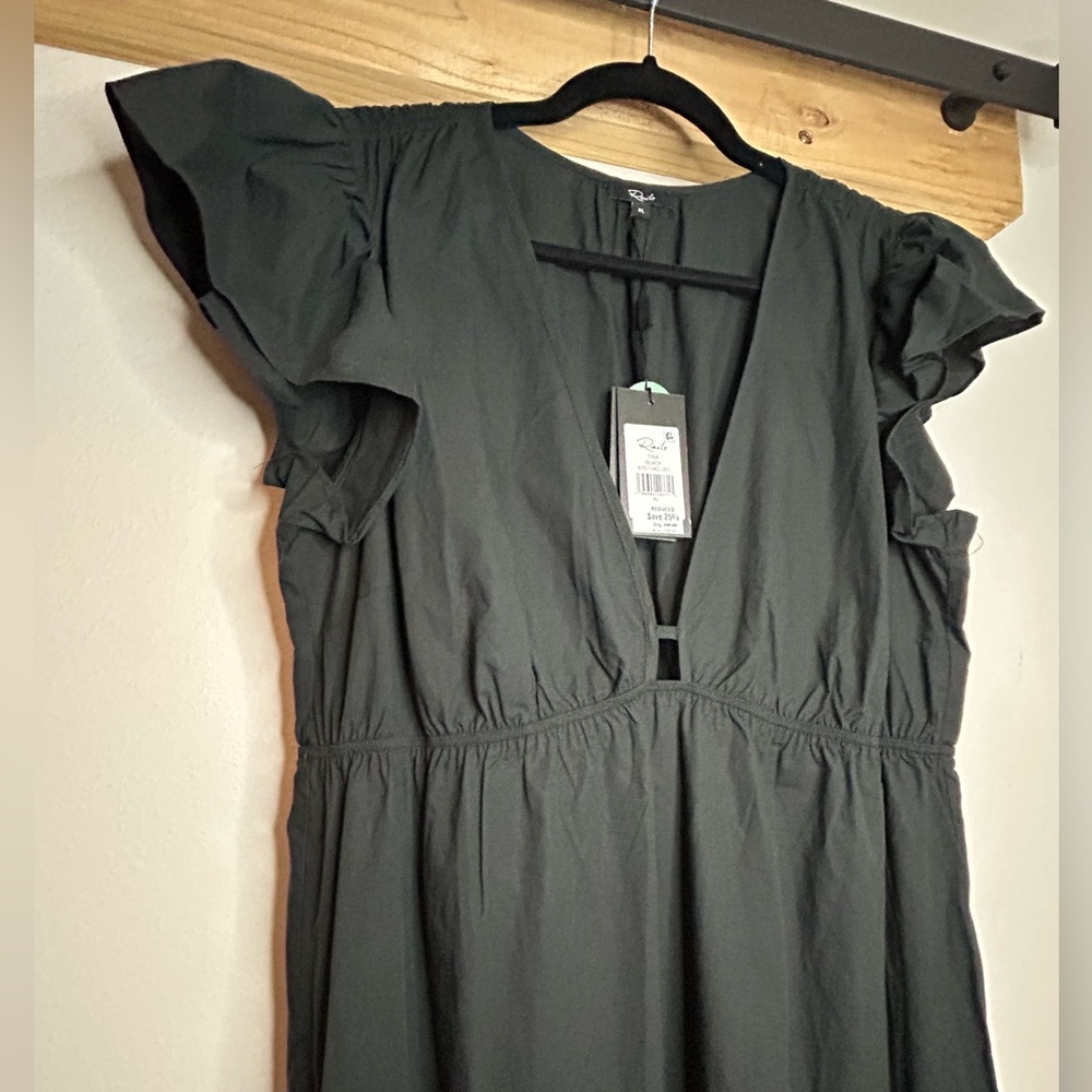 NWT RAILS TINA DRESS IN BLACK SIZE XL FROM THE ECO COLLECTION - Picture 3 of 9